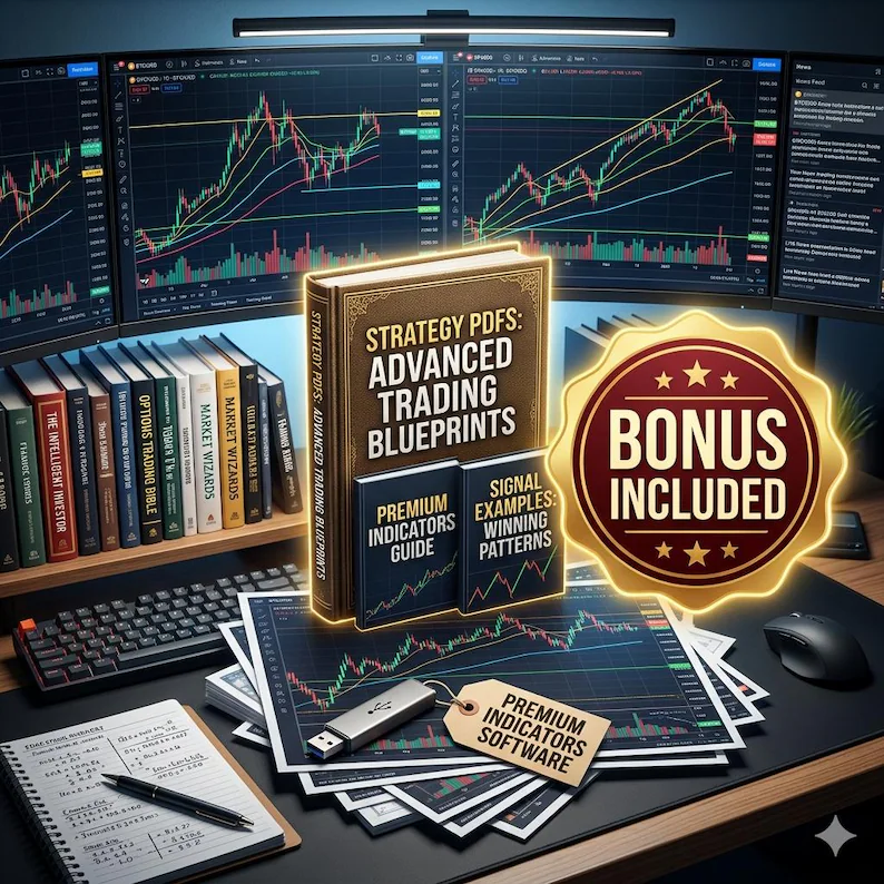 Bonus included: strategy PDFs, premium indicators guide and signal examples
